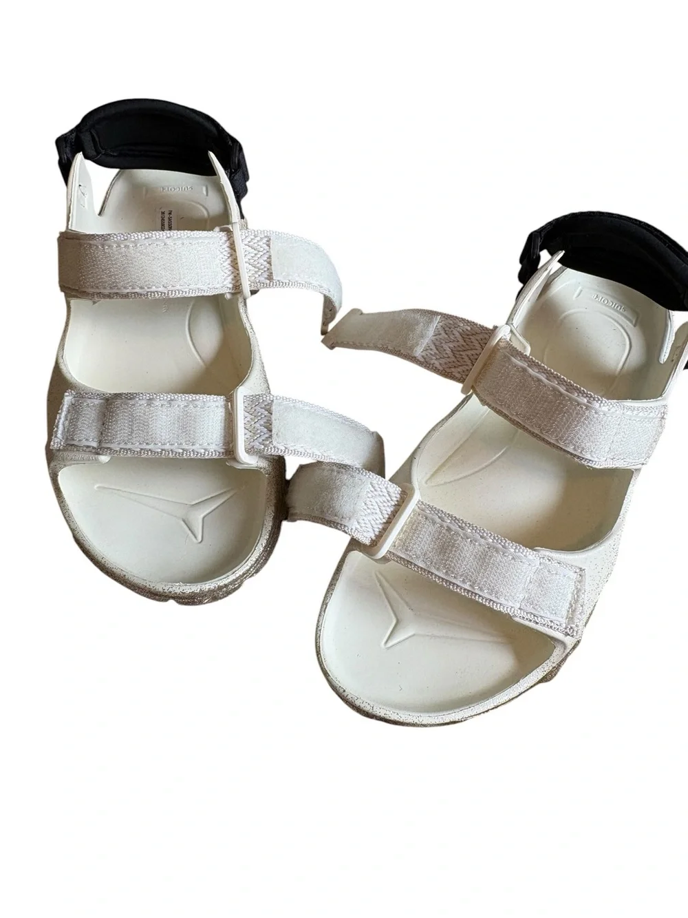 Lanvin x Suicoke Wake Curb X Sandals Cream Gold Glitter EU 39.5 / Fits US 8